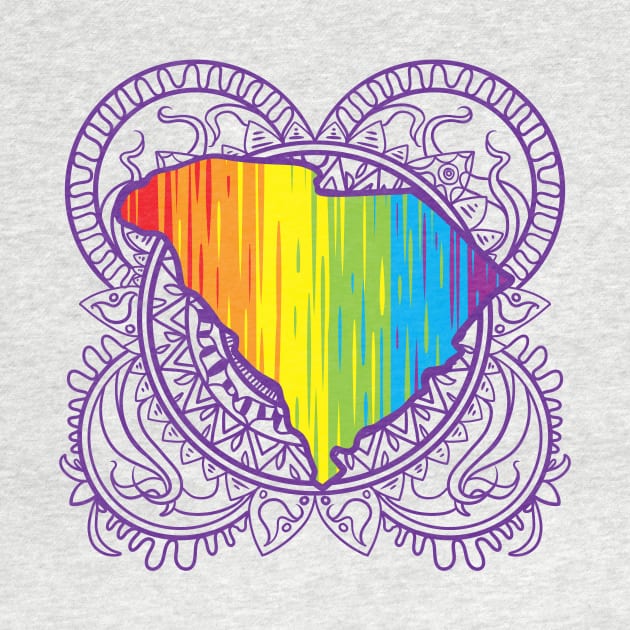 South Carolina Mandala Pride by Manfish Inc.